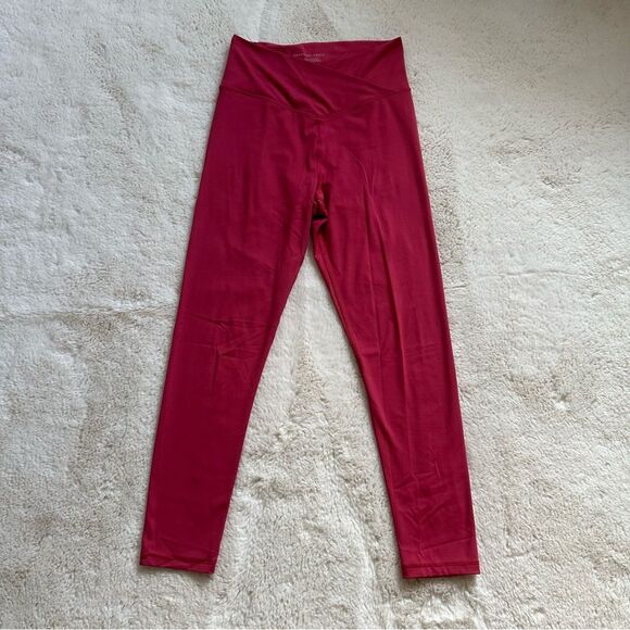 American Eagle outfitters red buttery soft crossover waist leggings - Picture 3 of 8